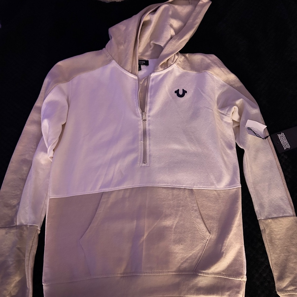 Two-Tone Hoodie with Logo